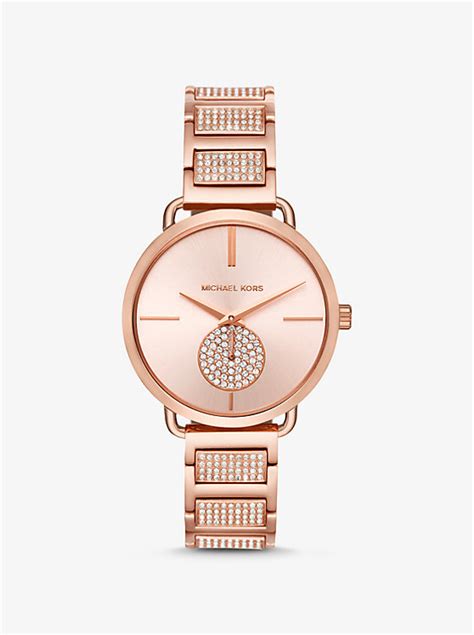 michael kors mk3853|Portia Pave Rose Gold.